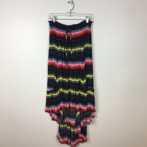 Free People Hi Low Pleated Skirt Size S